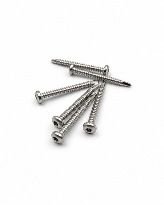 Edelstahl Bohrschrauben 4,8 x 50 mm – Linsenkopf – A2 Rostfrei