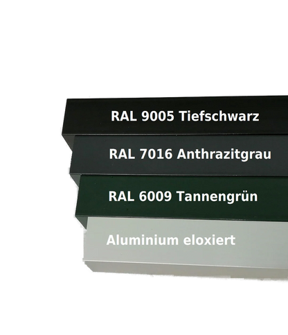 Aluminium Vierkantrohr 20x20x1,5 mm ca. 100 cm verschiedene Farben